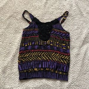 Dynamite tribal print tank top